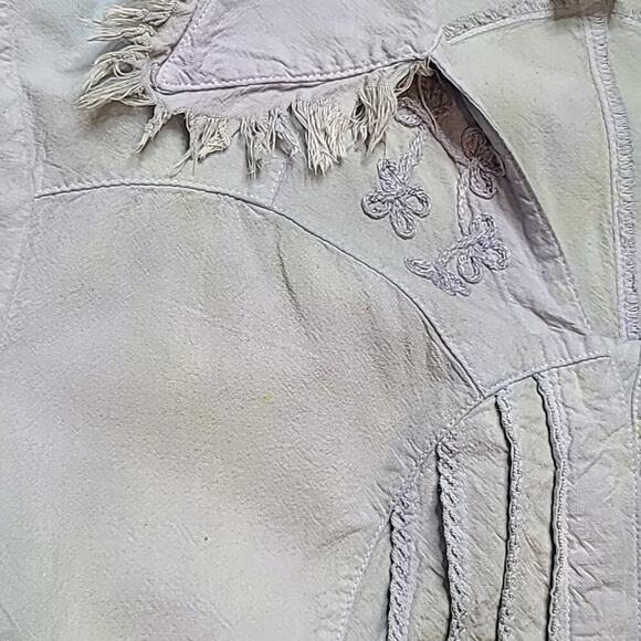 Reworked vintage embroidered boho blouse - Picture 5 of 9